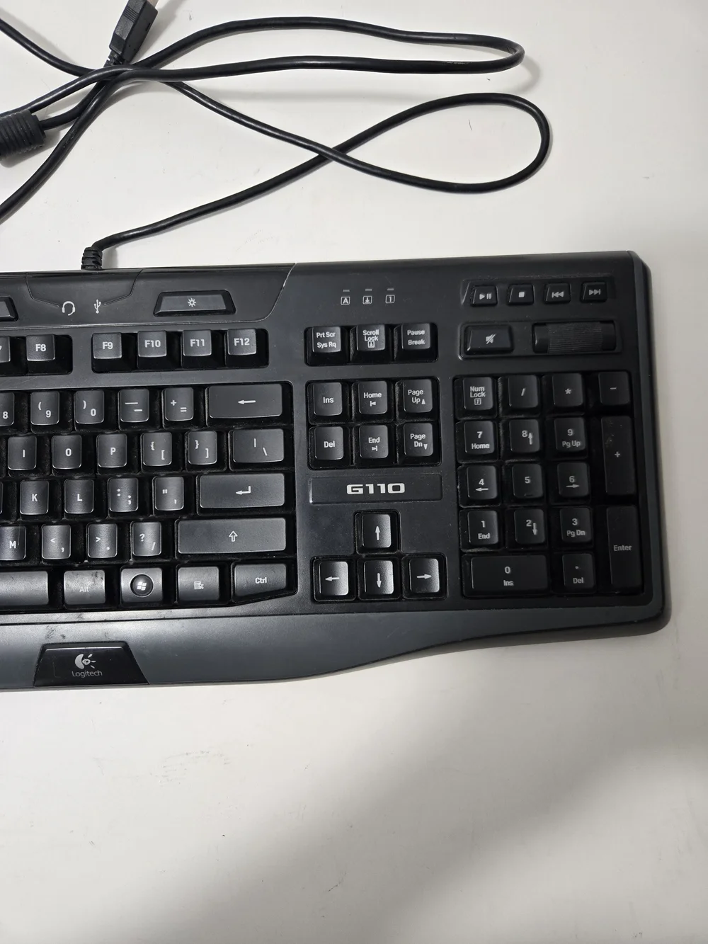 Logitech G110 Black Wired USB Gaming Keyboard